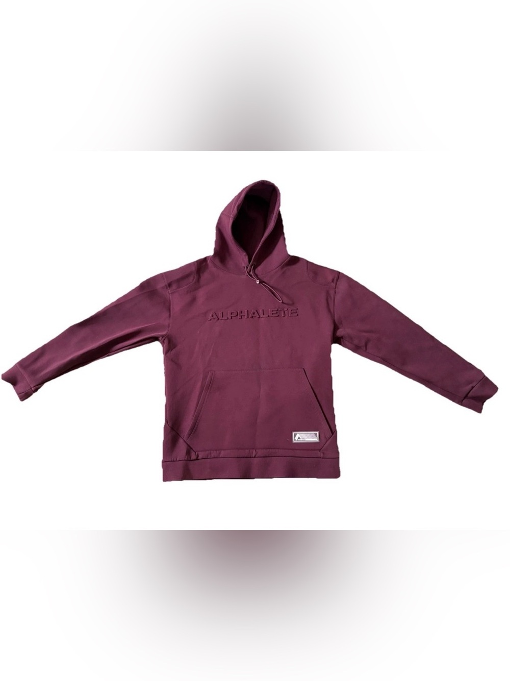 Alphalete Pullover Hoodie Sweatshirt Maroon Mens Size XL Athletic Activewear